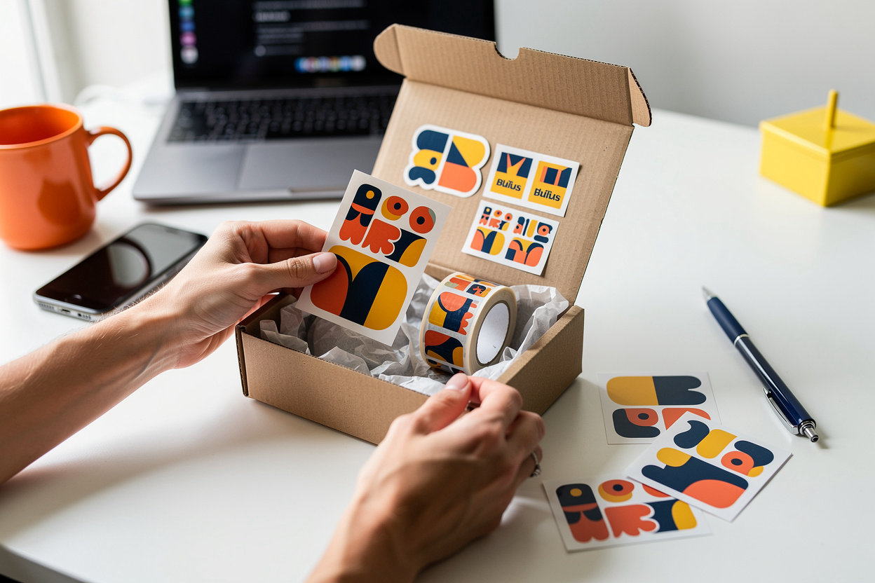 Sticker Mule professionally printed custom stickers and products ready for shipment